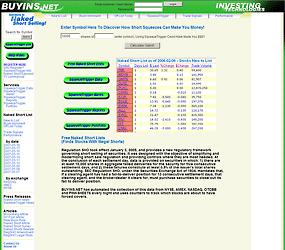 click to view the live website - BuyINS.net