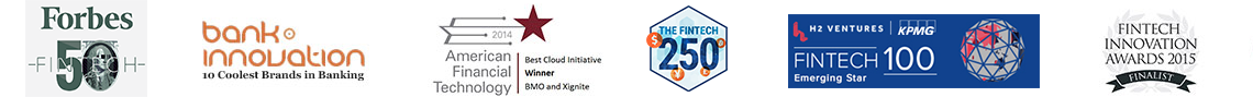 Xignite Awards, bank innovation, 100 coolest brands in banking, fintech innovation awards 2015 finalist, top 100 always on, ftf 2015, american financial technology, best cloud initiative winner, bmo and xignite, 2014 winning startup